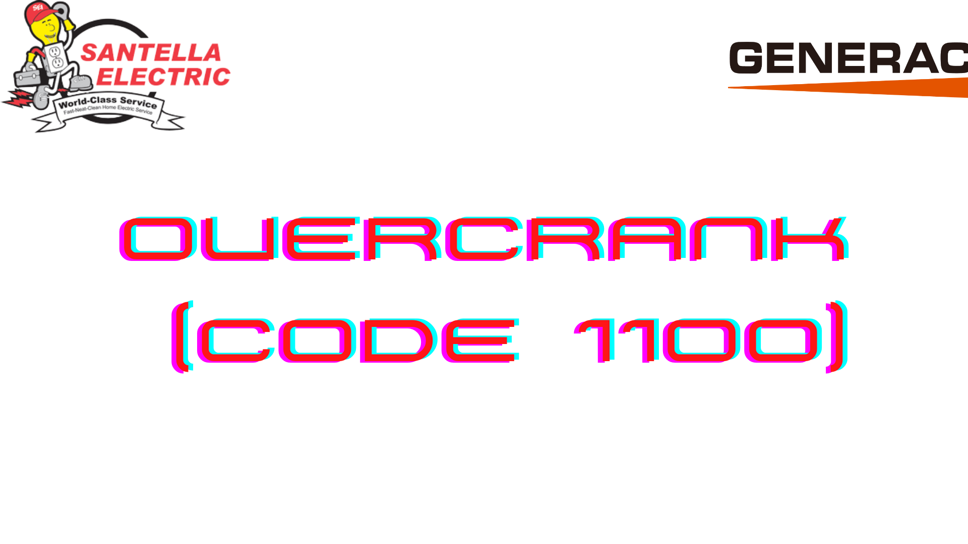 Generac Error Code