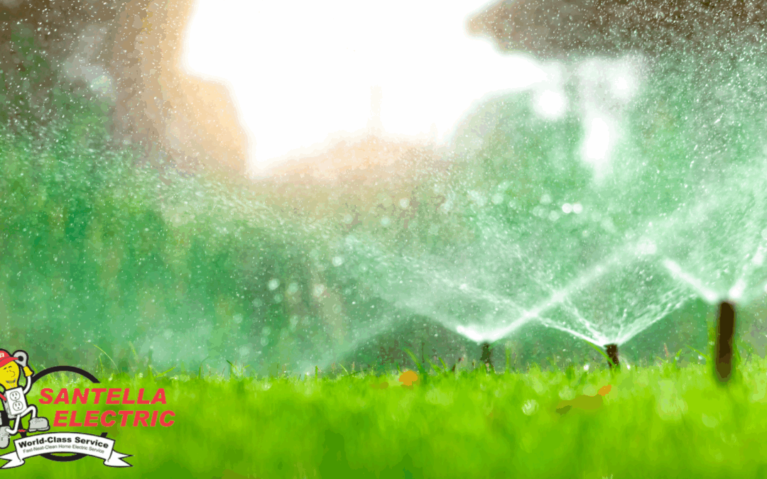 automatic sprinkler and santella logo
